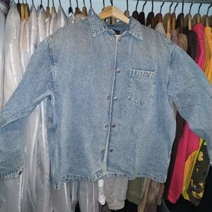 Purple Denim Jacket.